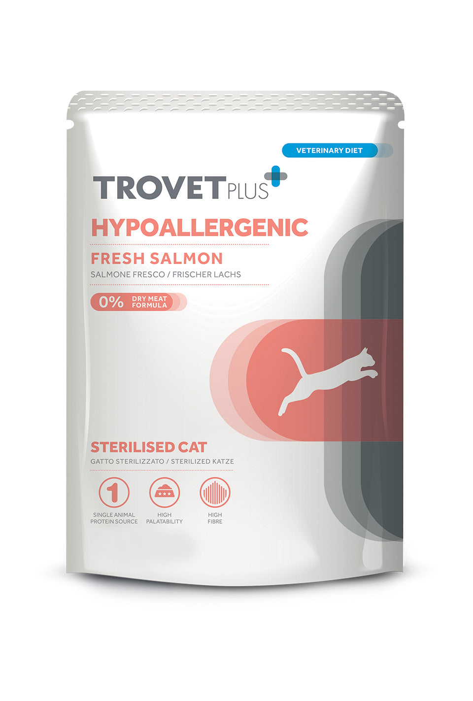 Hypoallergenic - Fresh salmon - húmedo para gatos