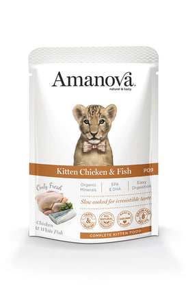 P09 Kitten - Pollo y Pescado fresco - Alimento húmedo