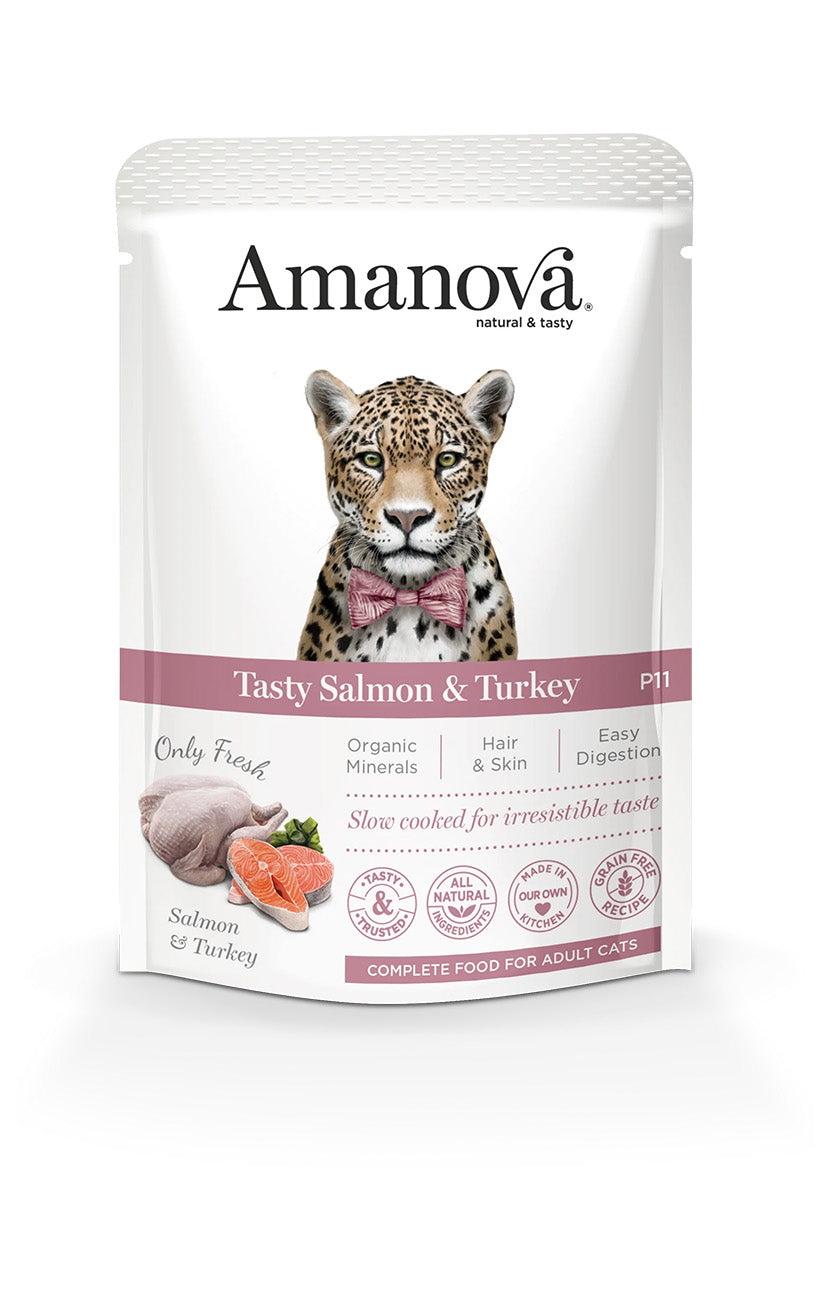 P11 Adult Cat - Salmón y Pavo - Alimento húmedo